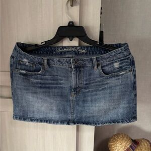 American Eagle Blue Denim Skirt